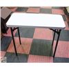 Image 1 : MULTI PURPOSE TABLE WITH FOLDING LEGS 15.5"X34"