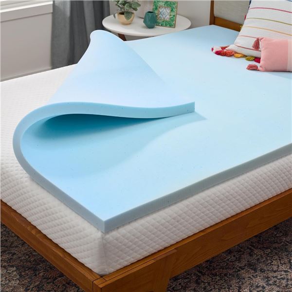 NEW LINENSPA 2 INCH MEMORY FOAM FULL SIZE MATTRESS