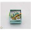 Image 1 : NEW CHAMELEON PIN WITH TEAL ENAMEL