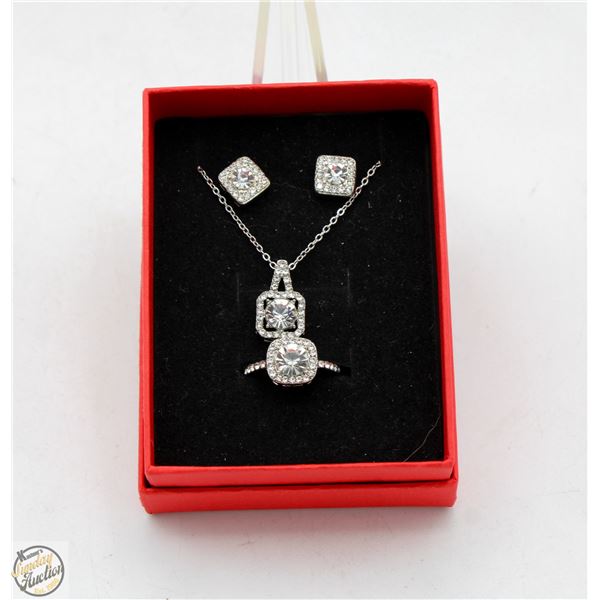 NEW SPARKLING FASHION JEWELRY SET