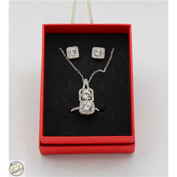 NEW SPARKLING FASHION JEWELRY SET