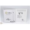 Image 2 : #3673-1.00 CT TW GRA CERTIFIED ROUND BRILLIANT CUT