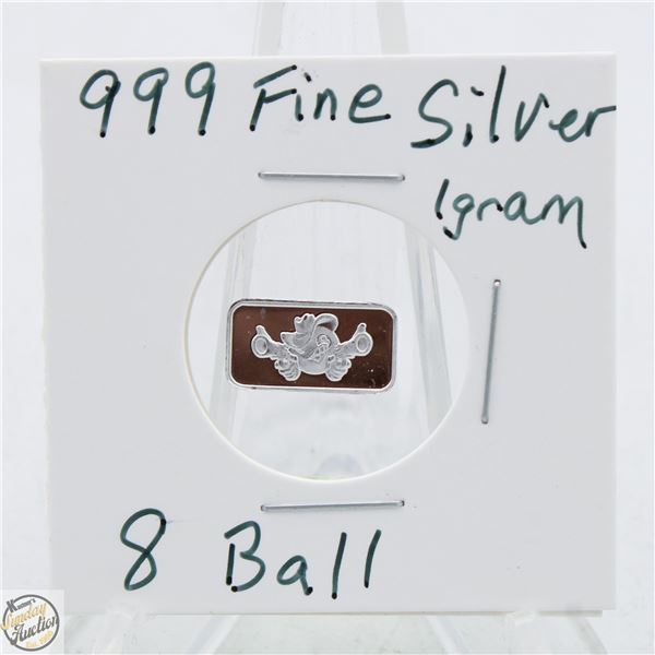 #3694- CANADIAN .999 FINE SILVER 1 GRAM TOKEN WITH
