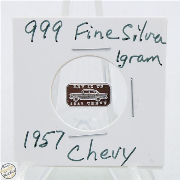 #3691- CANADIAN .999 FINE SILVER 1 GRAM TOKEN WITH