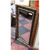Image 1 : CONTEMPORARY FRAMED WALL MIRROR- 42" X 20"