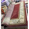 Image 1 : RED AREA RUG 91"X 128"