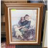Image 1 : FRAMED PRINT "OLD GRANDAD" 25W X 31 H