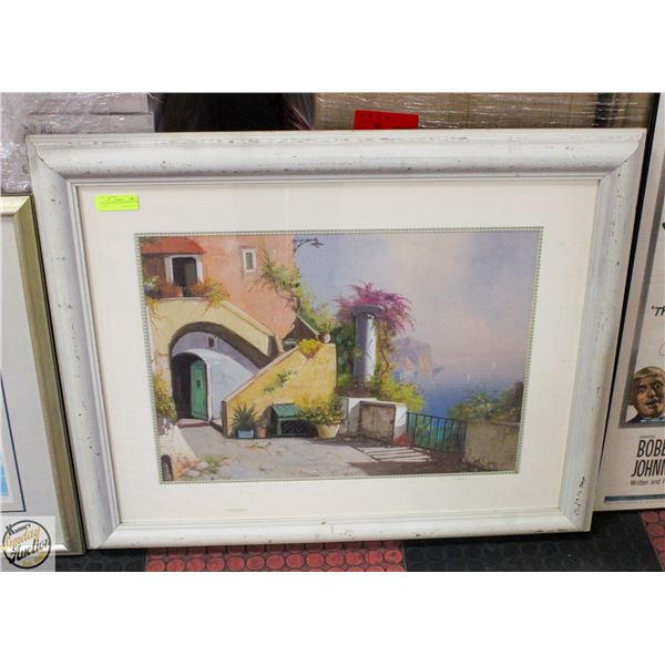 FRAMED PRINT "CASA GRANDE" 39W X 31 H