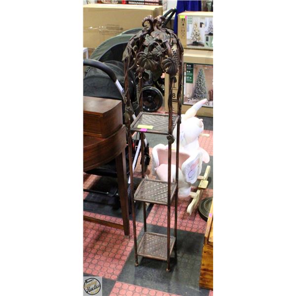 3 TIER METAL PLANT STAND/SHELVING UNIT H-50"