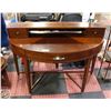 Image 1 : SOLID WOOD HALL TABLE WITH DRAWER AND TOP