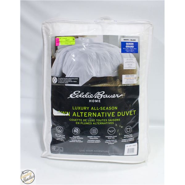 BRAND NEW EDDIE BAUER QUEEN SIZE ALL SEASON DUVET