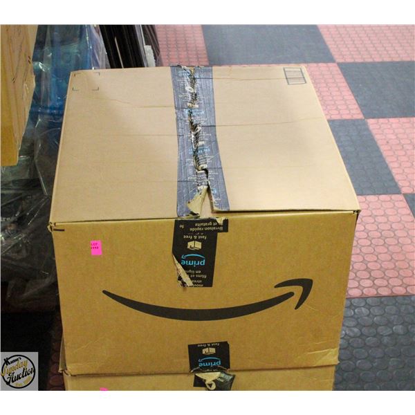 LARGE HEAVY BOX WITH NEW AMAZON BOOKS