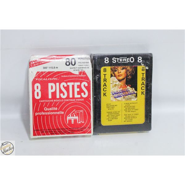 VINTAGE 2 (SEALED) 8-TRACKS REALISTIC