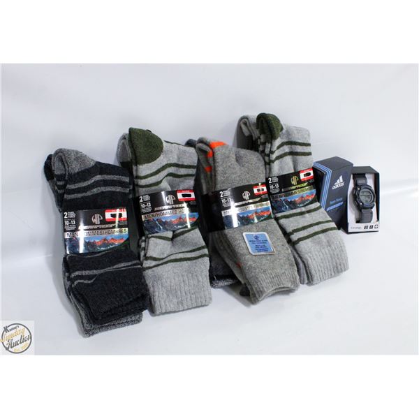 NEW 10 PAIR MEN'S SOCKS