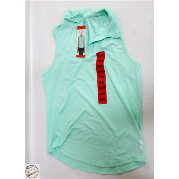 NEW HEAD AQUAMARINE COLORED SLEEVELESS TOP SZ MED