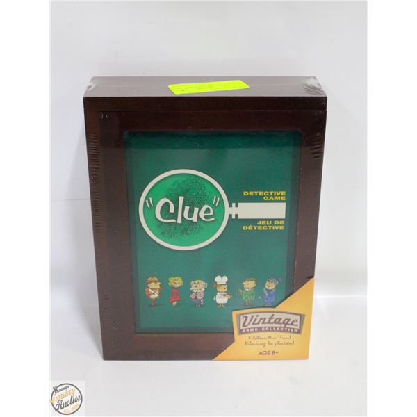 SEALED HASBRO CLUE DETECTIVE GAME