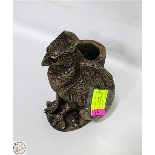 GARGOYLE STATUE TEA LIGHT FIGURE 8" HEIGHT
