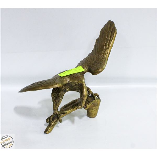BRASS BALD EAGLE 11" X 10"