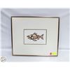 Image 1 : HAIDA SALMON BY ARTIST BILL READ 16" X 19"