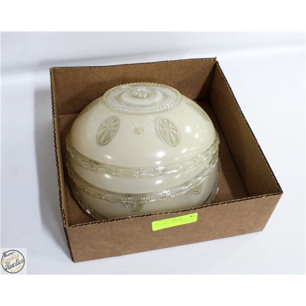 4 ANTIQUE LIGHT SHADES