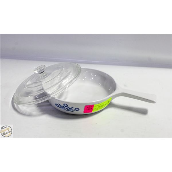 CORNINGWARE CORNFLOWER BLUE MENUETTE SKILLET