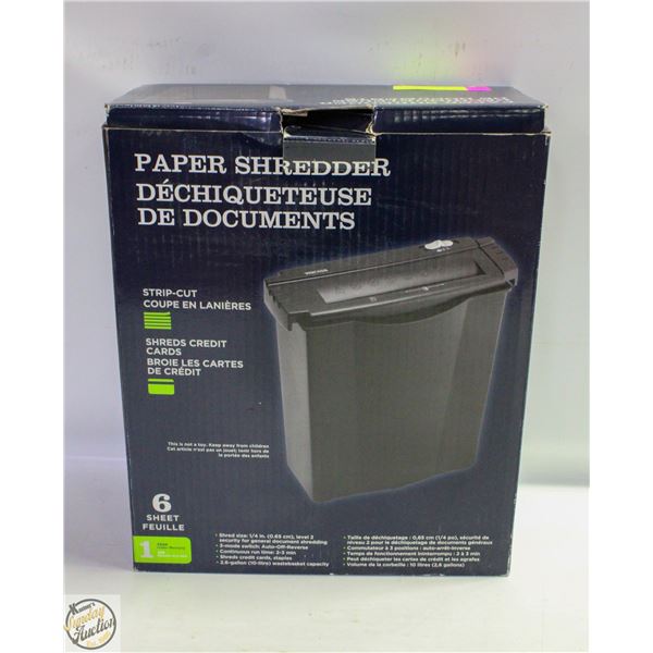 STRIP CUT PAPER SHREDDER
