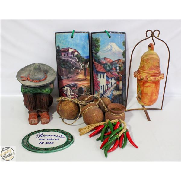 LOT OF MEXICAN DECOR