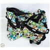 Image 1 : 3 PIECE BAGS - GREEN POLKA DOT BAG