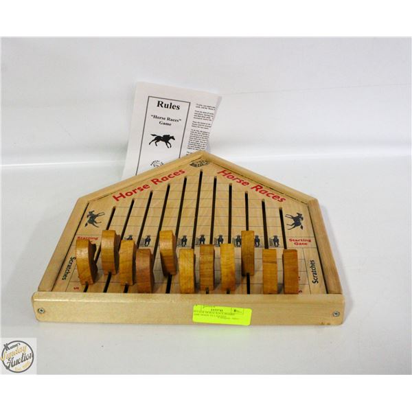 VINTAGE HORSE RACE BOARD GAME MADE IN CANADA