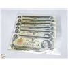 Image 1 : LOT 0F 6 - 1973 DOLLAR BILLS
