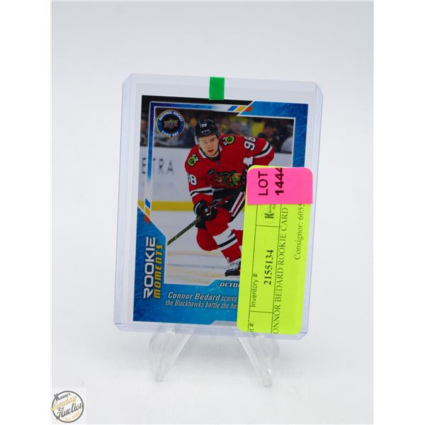 CONNOR BEDARD ROOKIE CARD