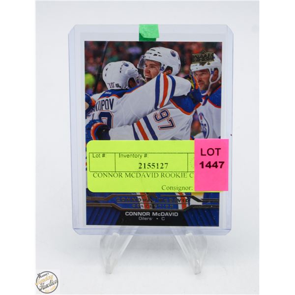 CONNOR MCDAVID ROOKIE CARD