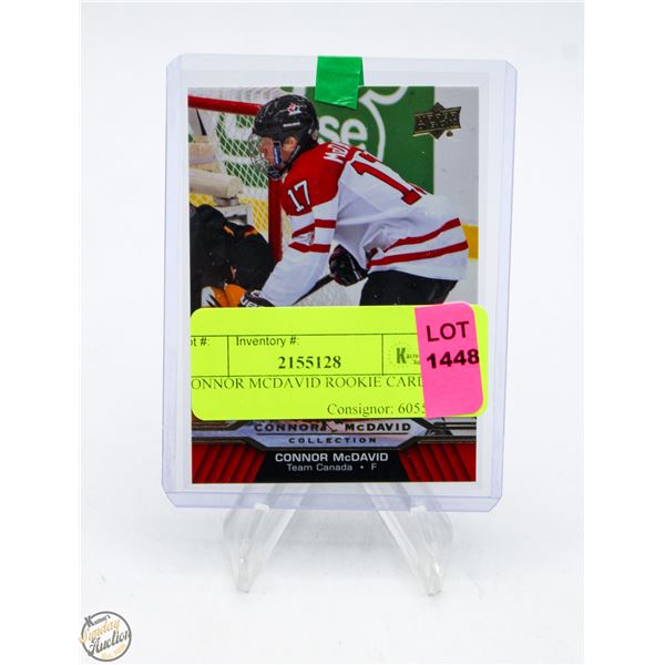 CONNOR MCDAVID ROOKIE CARD