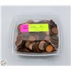 Image 1 : 3 LBS OF PENNIES OVER 475 COINS