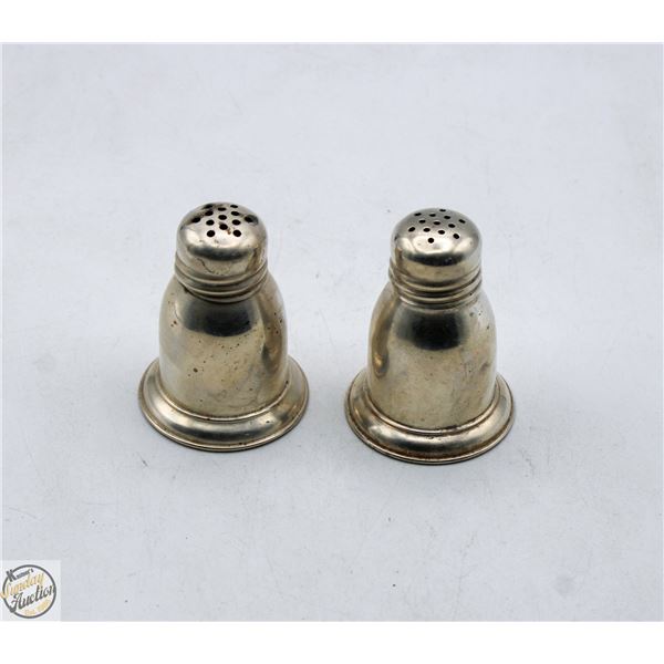 LOT OF 2 BIRKS STERLING SALT+PEPPER 35.5 GRAMS