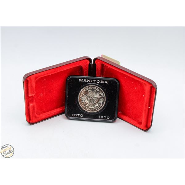 1970 MANITOBA DOLLAR IN CASE