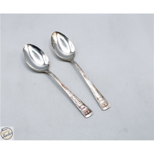 ROYAL VISIT FROM 1959 SPOONS MARKED