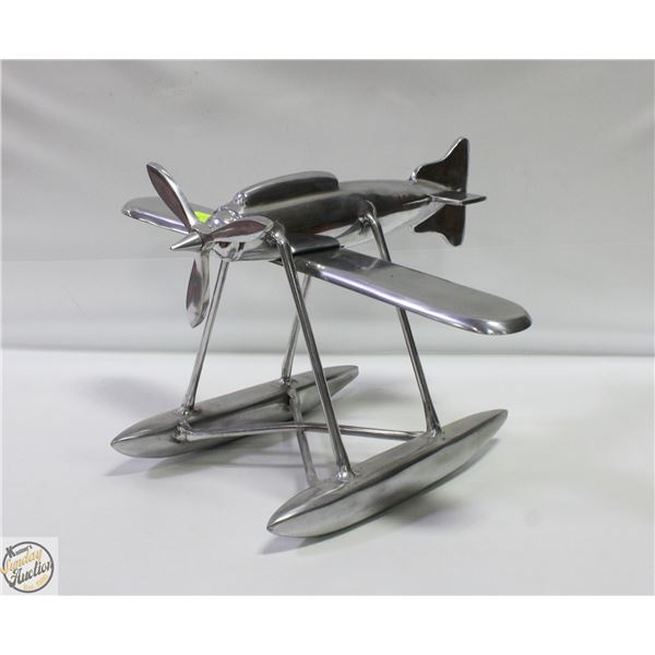 ALUMINUM AIRPLANE STATUE