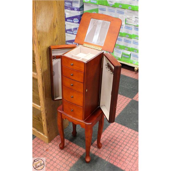 5 DRAWER FLIP TOP SIDE OPENING WOODEN