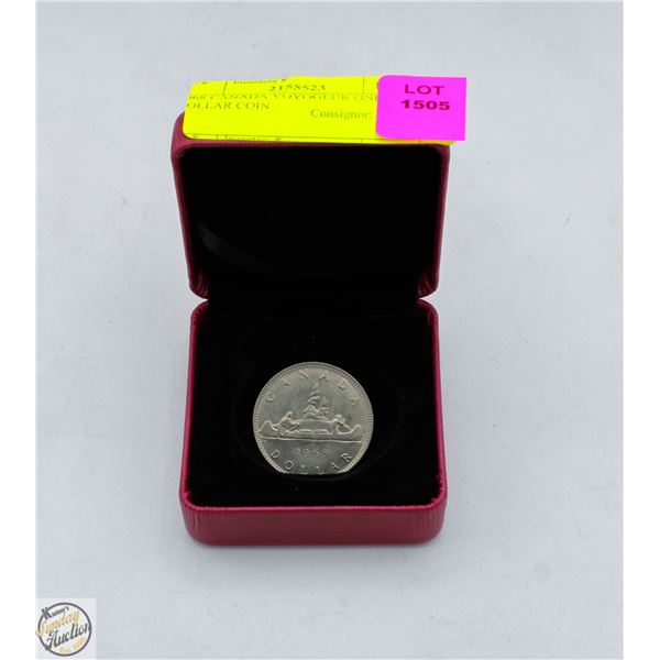 1968 CANADA VOYOGEUR ONE DOLLAR COIN