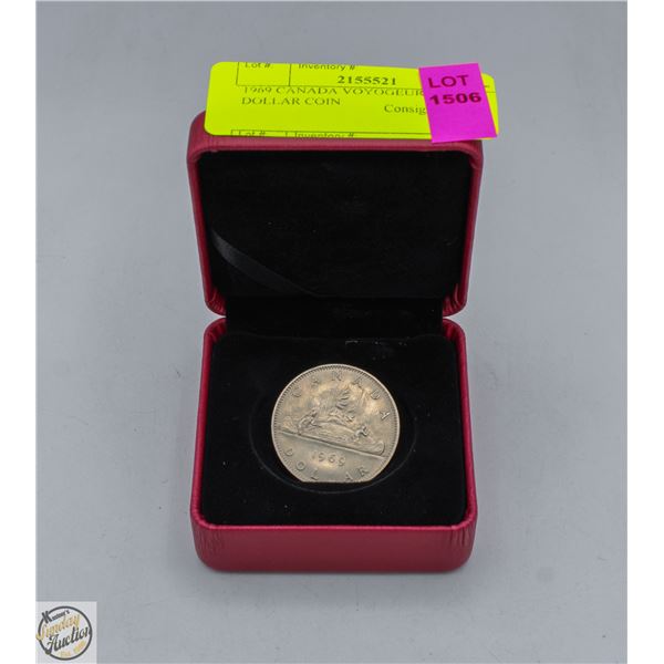 1969 CANADA VOYOGEUR ONE DOLLAR COIN