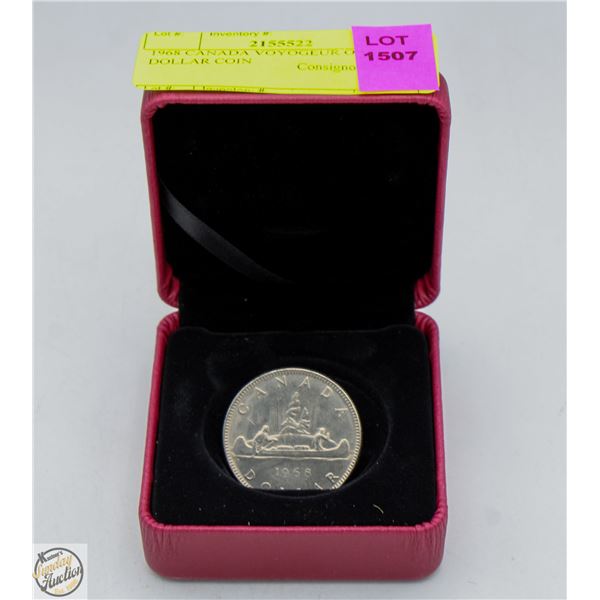 1968 CANADA VOYOGEUR ONE DOLLAR COIN