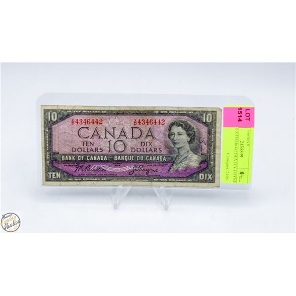 1954 $10 X/D4346442 BEATTY COYNE