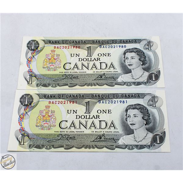 CONSECUTIVE UNCIRCULATED SET OF 2