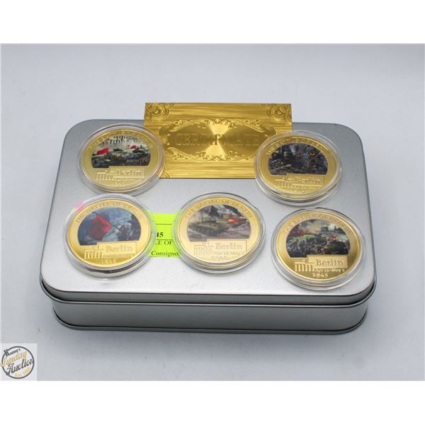REPLICA 1945 BATTLE OF BERLIN COINS