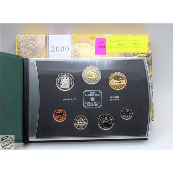 2000 CANADA SPECIMENT COIN SET
