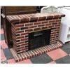 Image 1 : REALISTIC BRICK LOOK ELECTRIC FIREPLACE