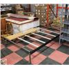 Image 1 : METAL BED FRAME WITH HEADBOARD FITS DOUBLE
