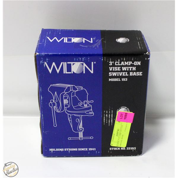 WILTON 3" CLAMP ON VISE W/SWIVEL BASE