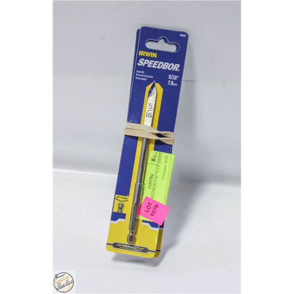 IRWIN SPEEDBOR 5/16" X 1/4" DRIVE X 3